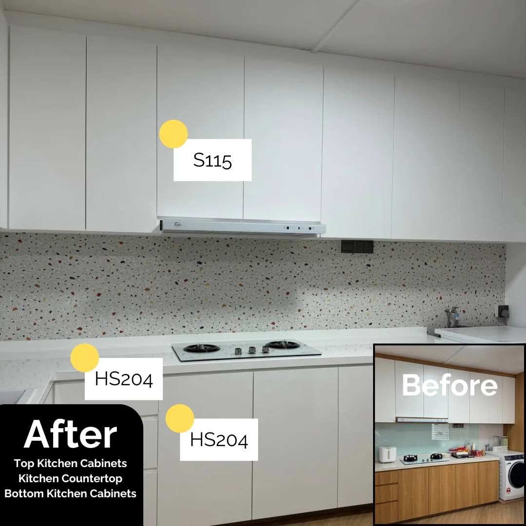 Countertop and backsplash wrapping project